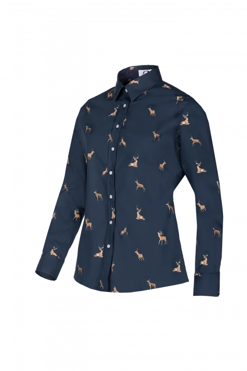 Baleno Laura blouse, dark blue, herten